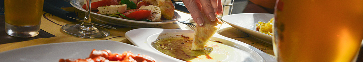 Eating Mediterranean at Pasha's Mediterranean CafePasha's Mediterranean Cafe/ Hookah Lounge restaurant in Louisville, KY.